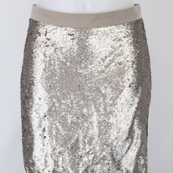 Gold Sequins Skirt Size 